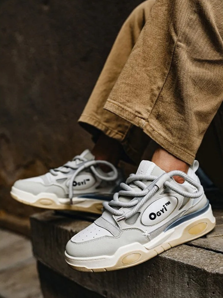 GRAY AND WHITE UNISEX SPORTS SHOES - VERSATILE FOOTWEAR FOR ALL