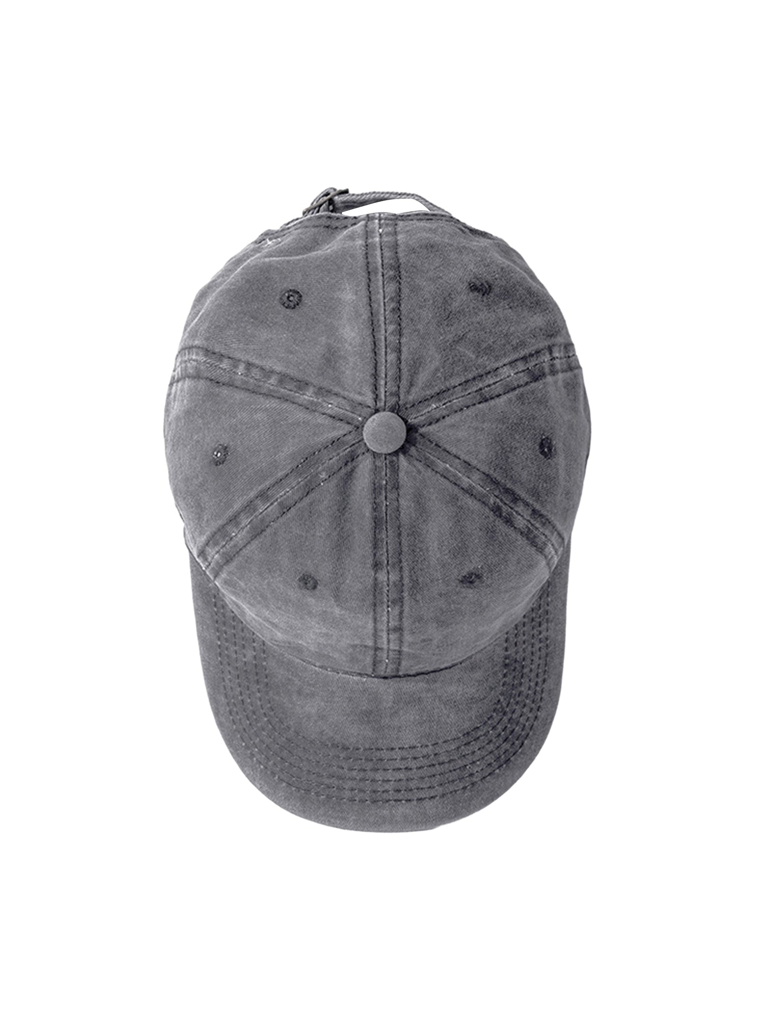 GRAY BASEBALL CAP - ADJUSTABLE GRAY HAT FOR EVERYDAY WEAR