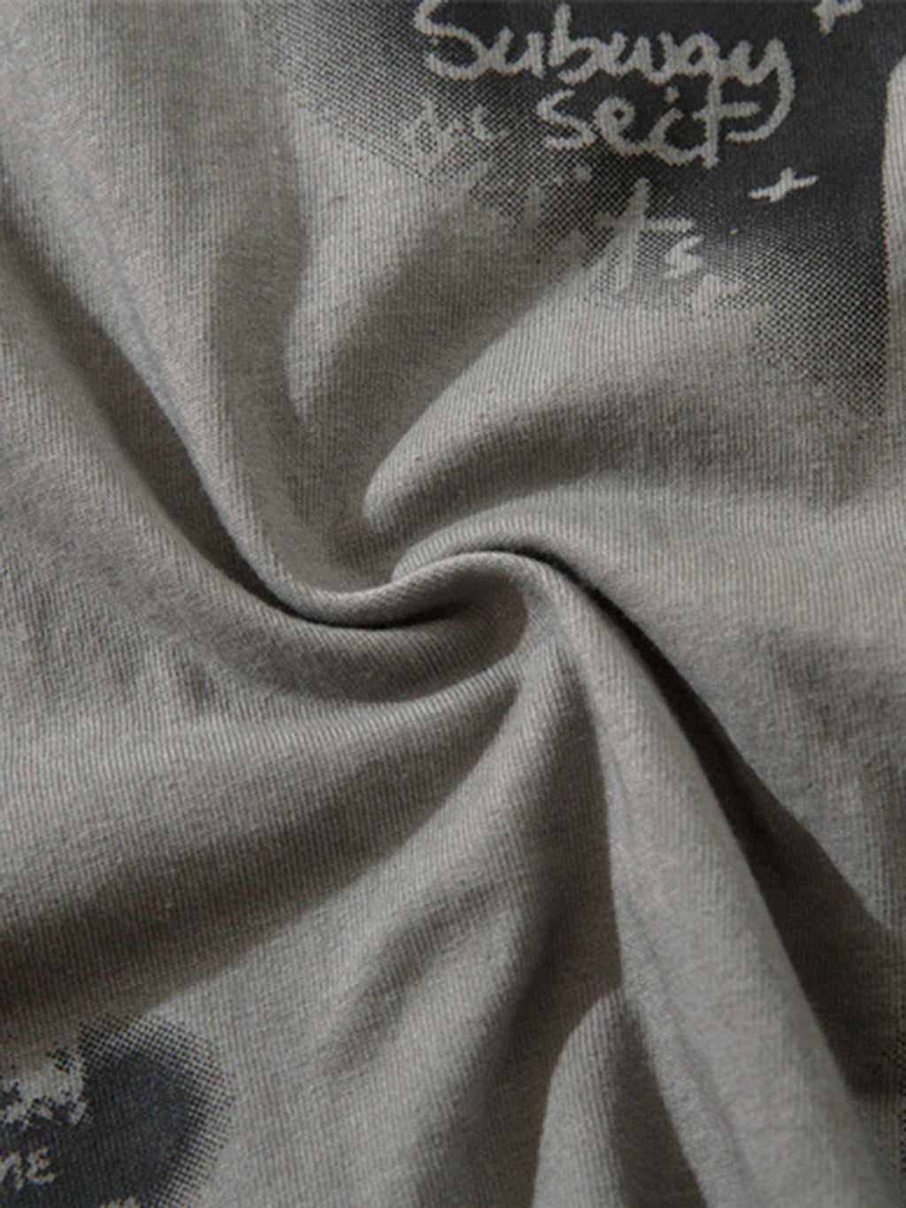 GRAY DISTRESSED GRAPHIC TANK TOP WITH NECKLACE LOOSE FIT SLEEVELESS DESIGN