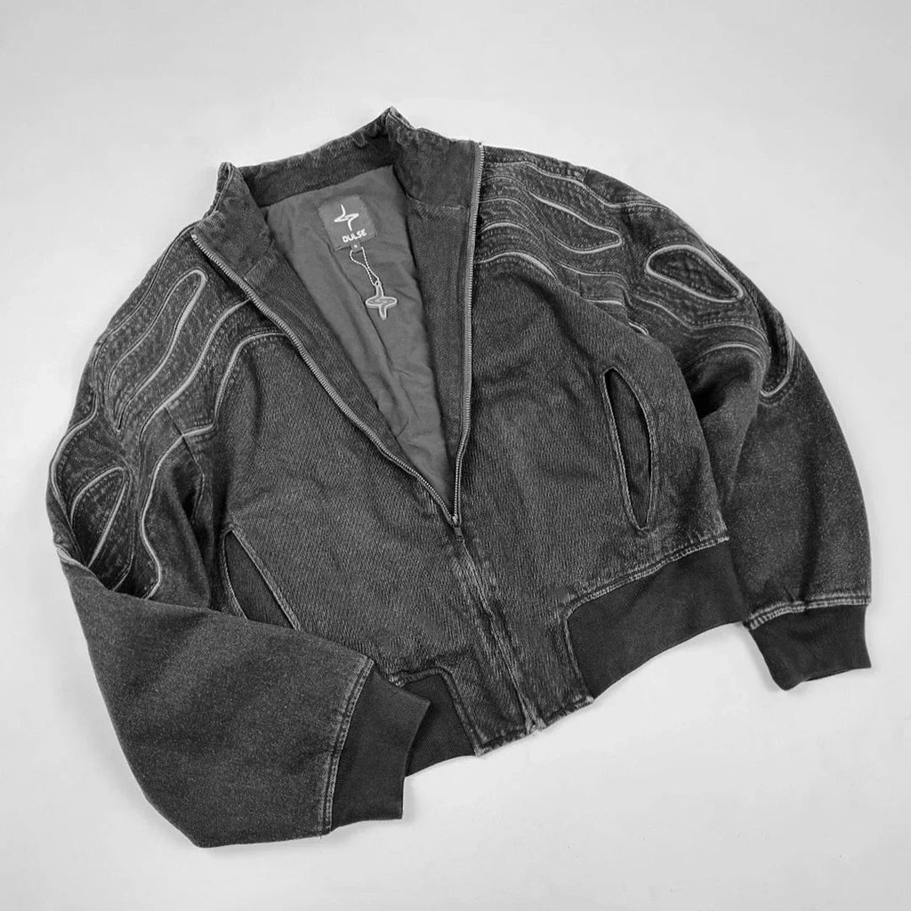 GRAY JACKETS BUNDLE WITH TOPOGRAPHIC DESIGN