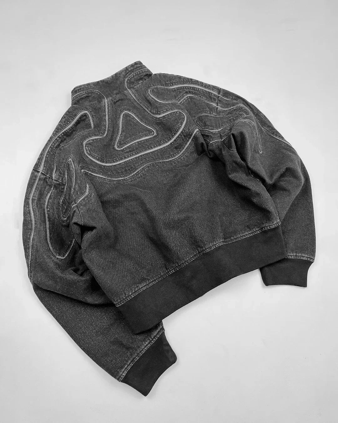 GRAY JACKETS BUNDLE WITH TOPOGRAPHIC DESIGN