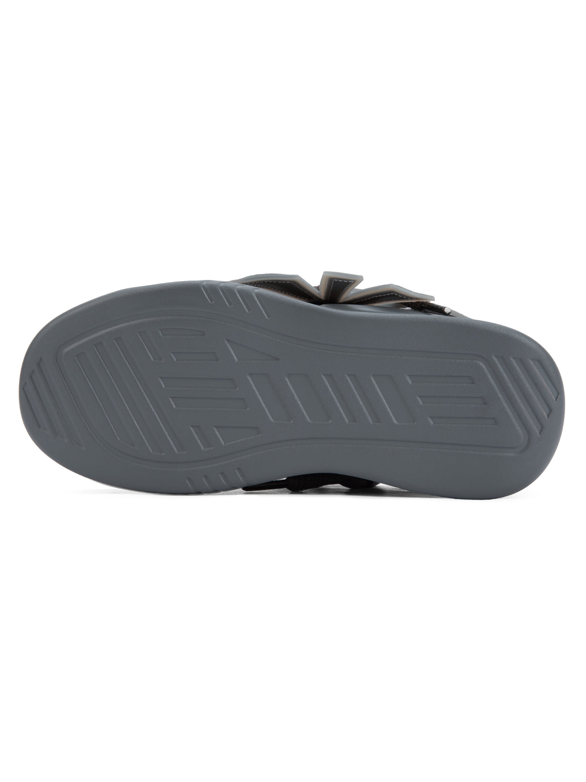 GRAY LOW-TOP SNEAKERS WITH CASUAL ROUND TOE DESIGN