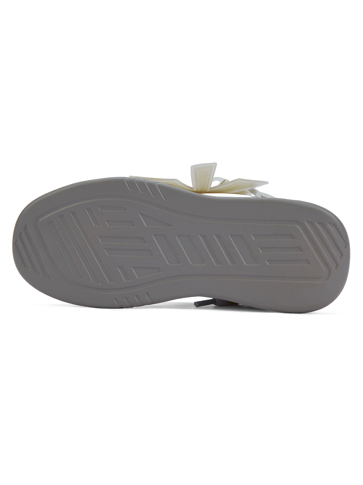 GRAY LOW-TOP SNEAKERS WITH CASUAL ROUND TOE DESIGN