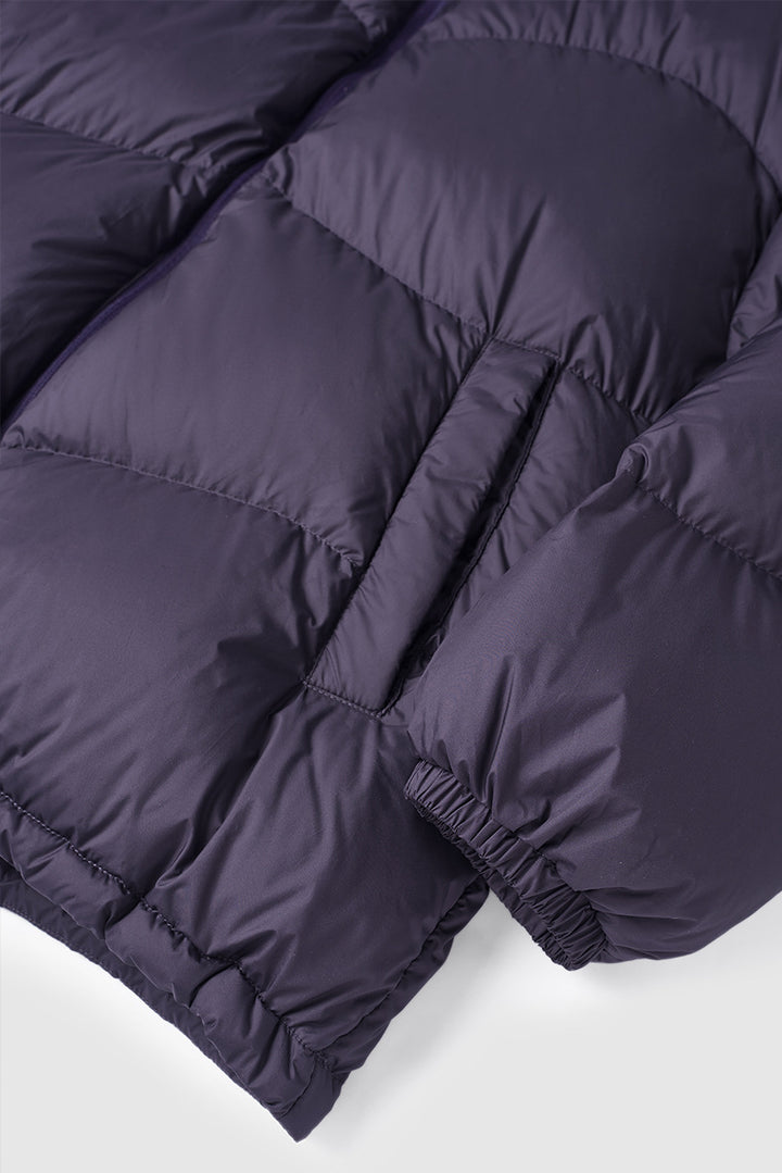 GRAY OVERSIZED PUFFER JACKET