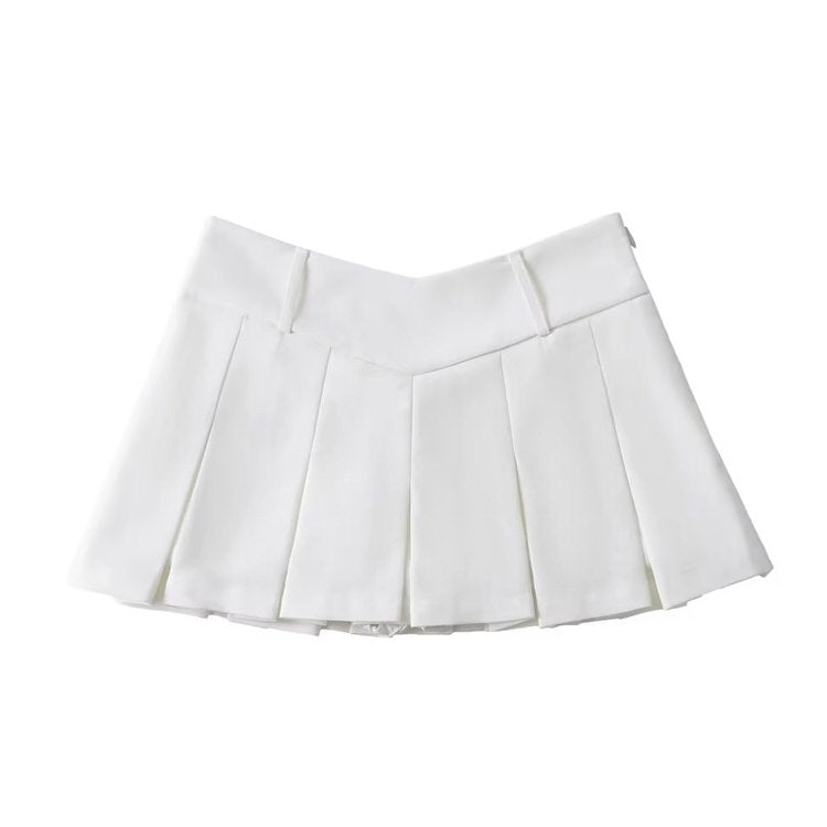 GRAY PLEATED MINI SKIRT FOR WOMEN IN FASHION COLLECTION