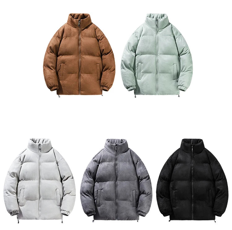 GRAY PUFFER JACKET PUFFY JACKET