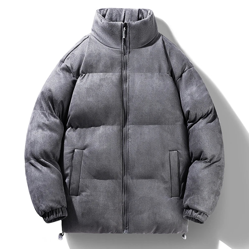 GRAY PUFFER JACKET PUFFY JACKET