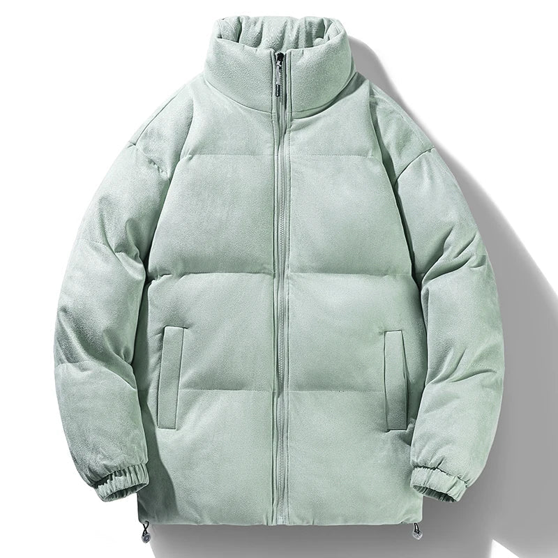 GRAY PUFFER JACKET PUFFY JACKET
