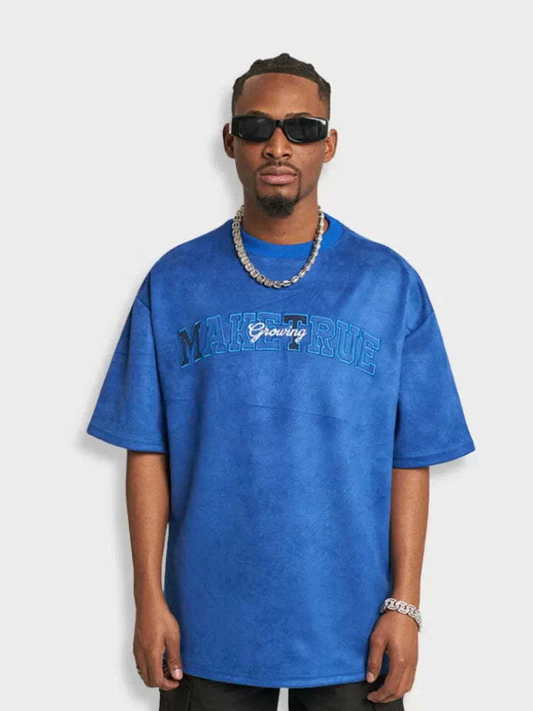 GRAY SHORT-SLEEVED T-SHIRT MAKE TRUE TEE CLASSIC ESSENTIAL