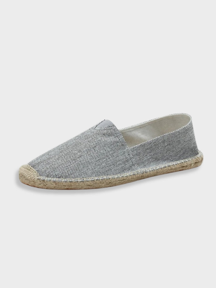 GRAY WOVEN ESPADRILLE SHOES PERFECT FOR QUALITY CASUAL WEAR