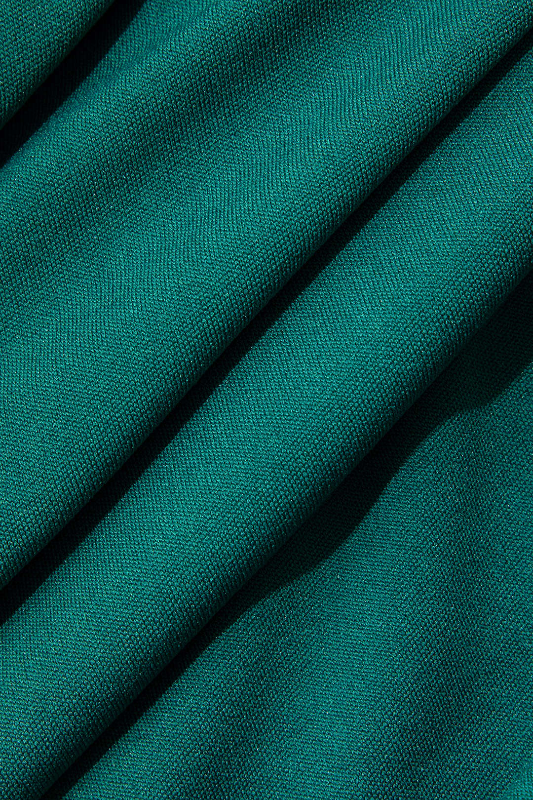 GREEN MIDI DRESS WITH LEAF EMBELLISHMENTS AND RUFFLE FRINGE DETAILS