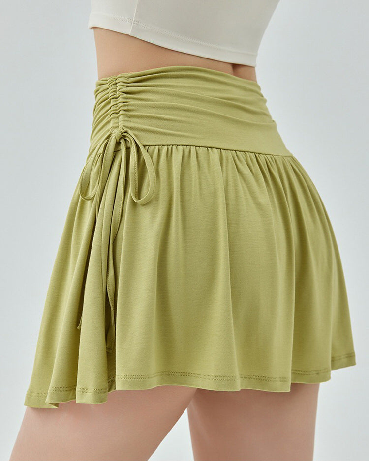 GREEN MINI TENNIS SKIRT FRENCH SUN TENNIS