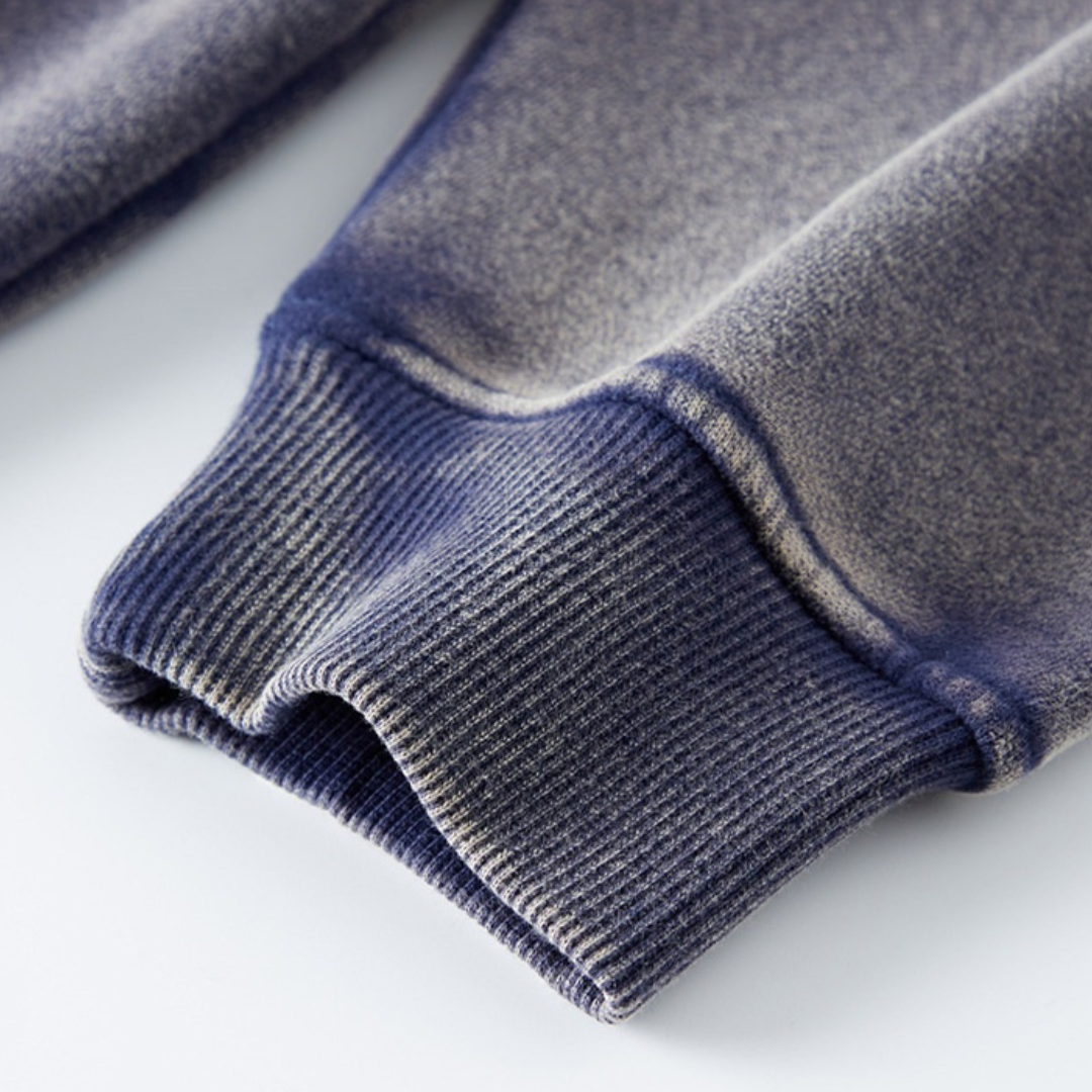 GREEN ZIP HOODIE IN OVERSIZED FIT FOR PREMIUM COMFORT AND STYLE