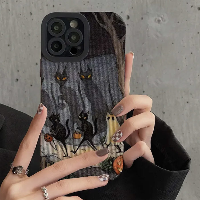 HALLOWEEN-THEMED CAT IPHONE CASE FOR CAT IPHONE AND IPHONE CASE PROTECTION