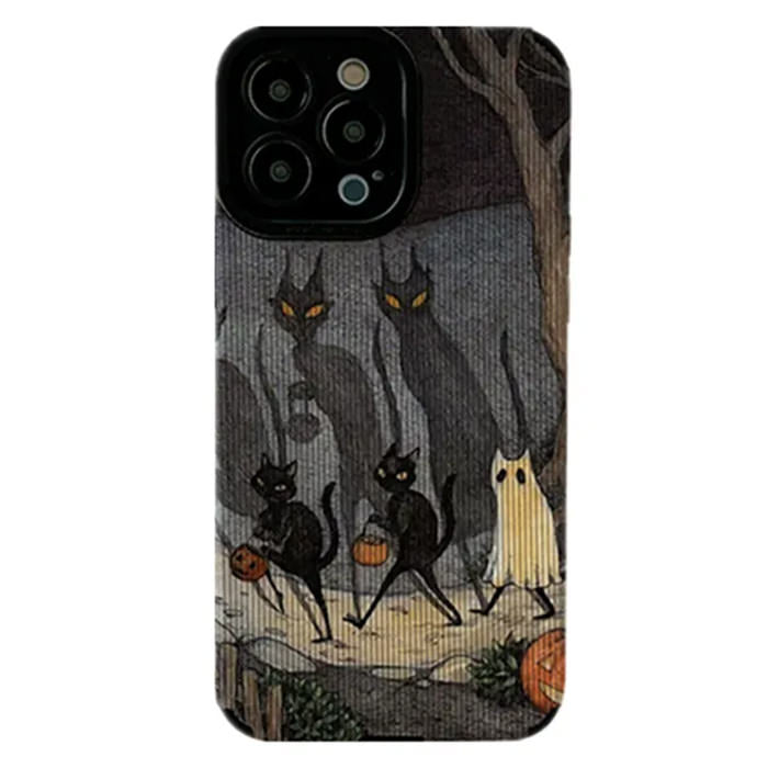 HALLOWEEN-THEMED CAT IPHONE CASE FOR CAT IPHONE AND IPHONE CASE PROTECTION