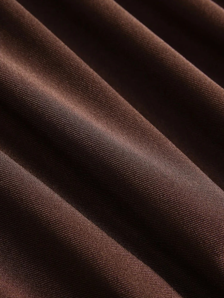 HALTER-NECK RUCHED DRESS – ELEGANT DRESS WITH COMFORTABLE FIT