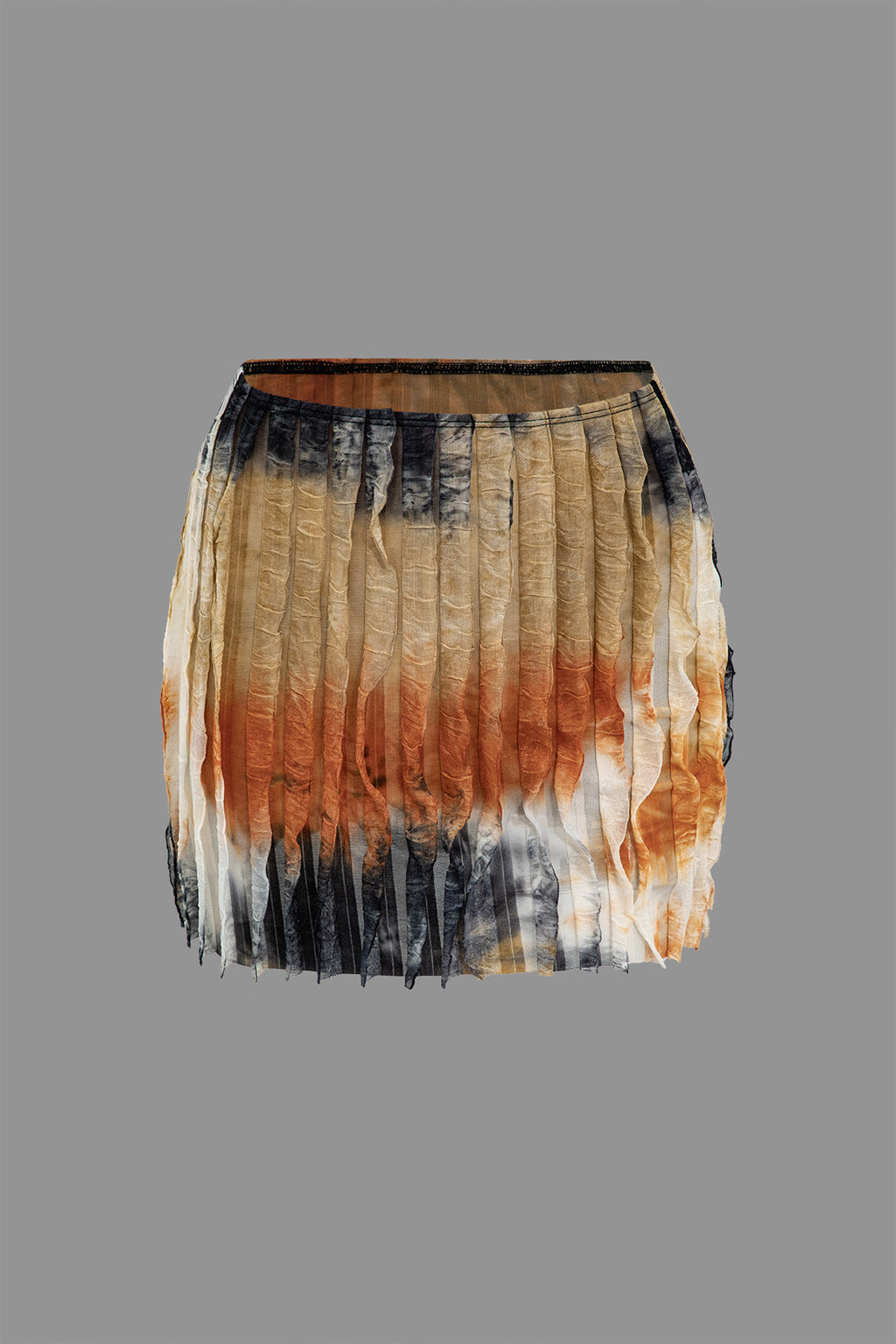 HALTER TOP AND MINI SKIRT SET WITH VINTAGE RUFFLE BINDING