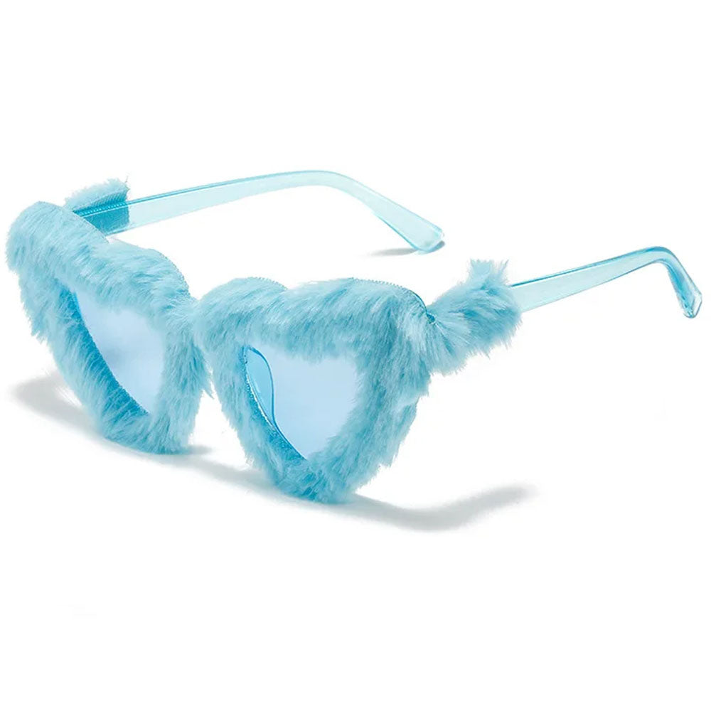 HEART FUZZY SUNGLASSES LOVE BITES FLUFFY DREAMSIGHT