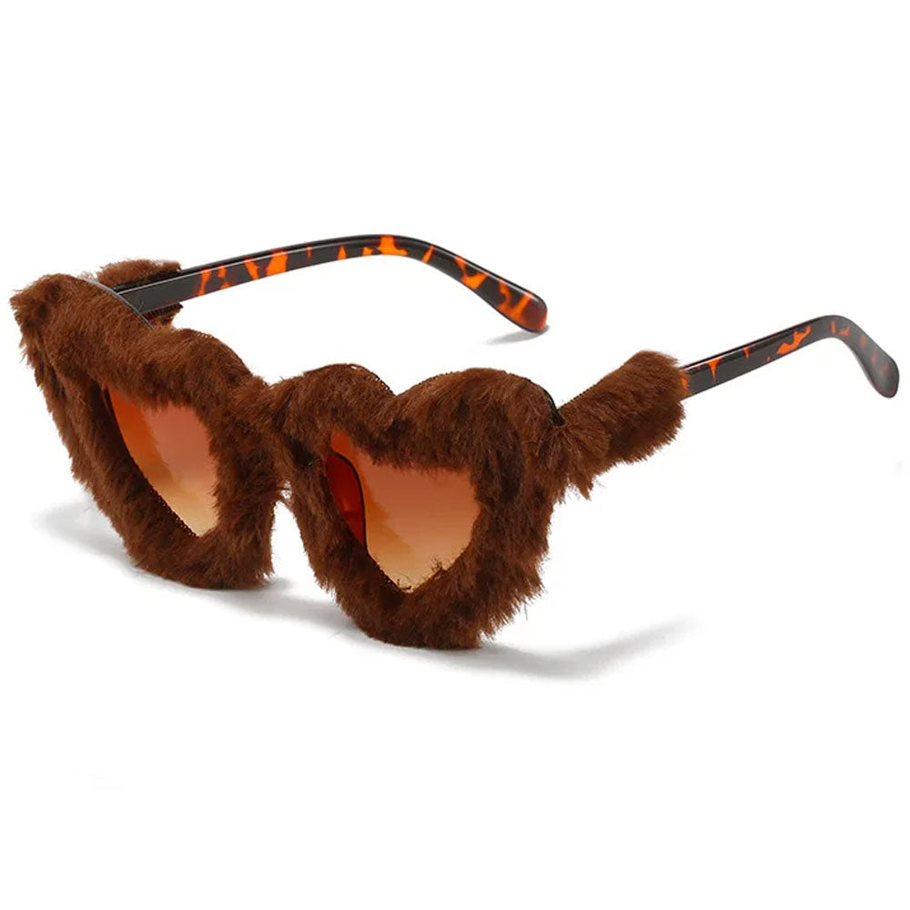 HEART FUZZY SUNGLASSES LOVE BITES FLUFFY DREAMSIGHT