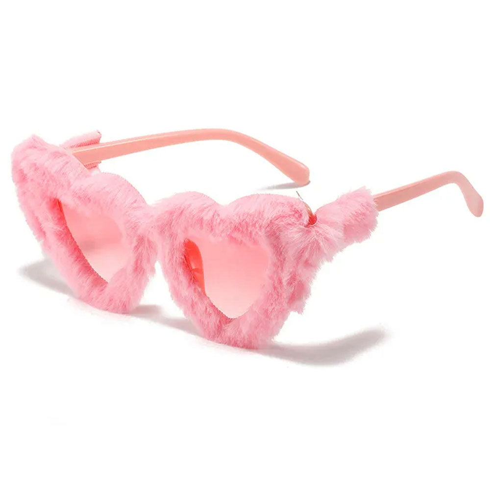 HEART FUZZY SUNGLASSES LOVE BITES FLUFFY DREAMSIGHT