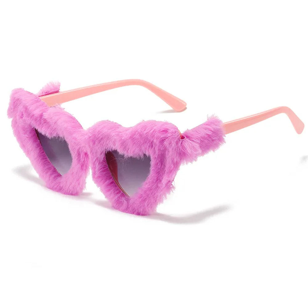 HEART FUZZY SUNGLASSES LOVE BITES FLUFFY DREAMSIGHT