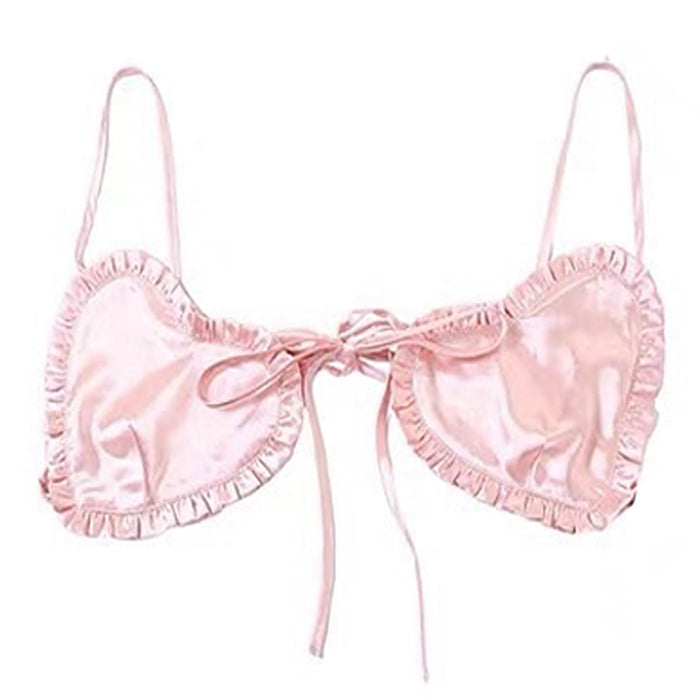 HEART THROB LOVECORE SATIN BRA