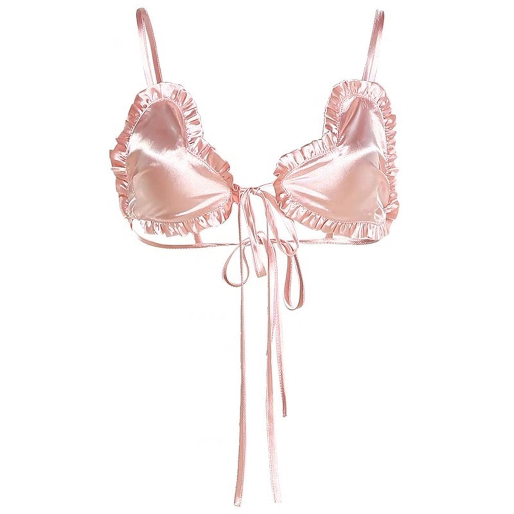 HEART THROB LOVECORE SATIN BRA