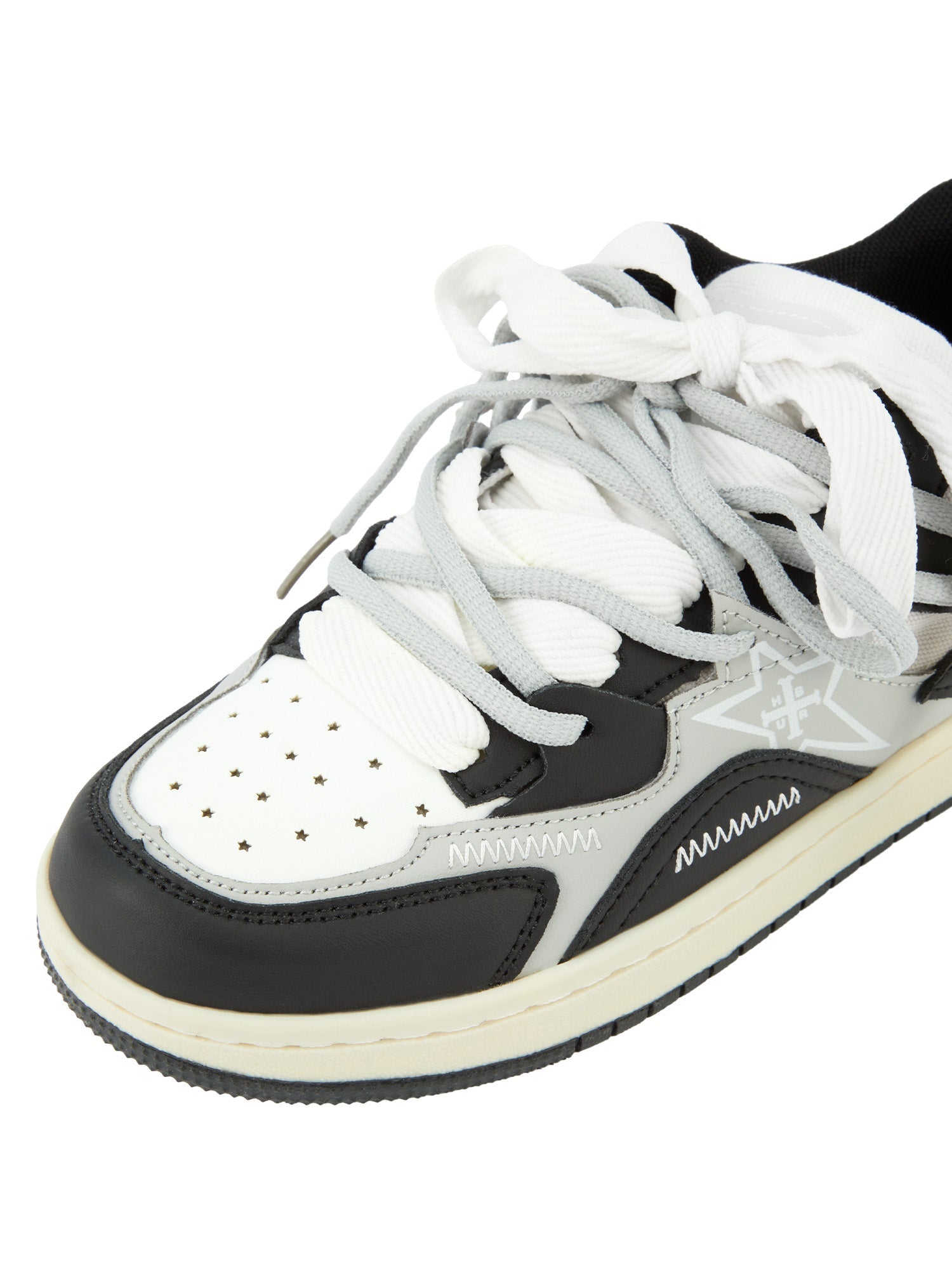 HIGH-TOP SNEAKERS SP230918PKDP WITH RUBBER OUTSOLE