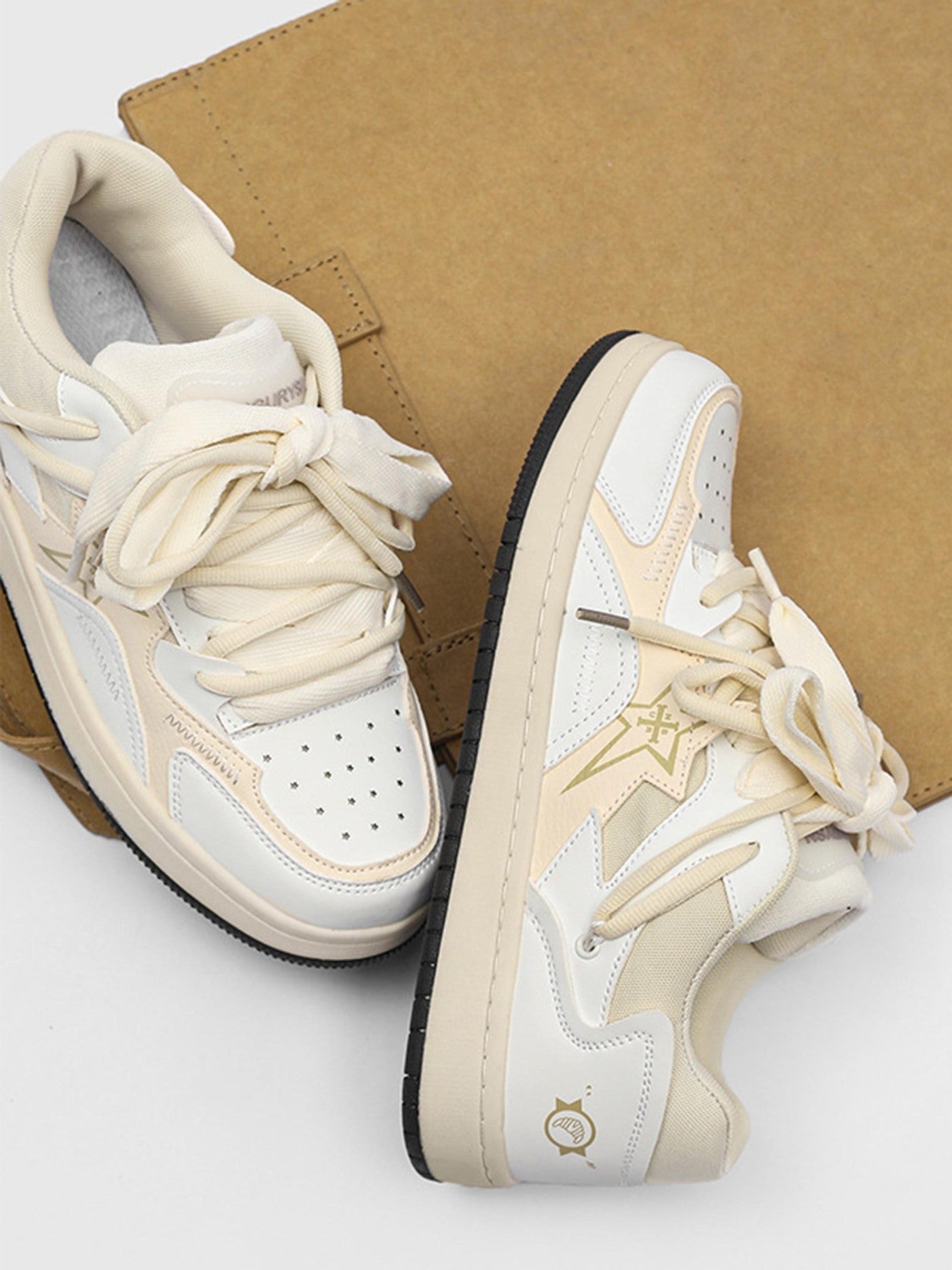 HIGH-TOP SNEAKERS SP230918PKDP WITH RUBBER OUTSOLE