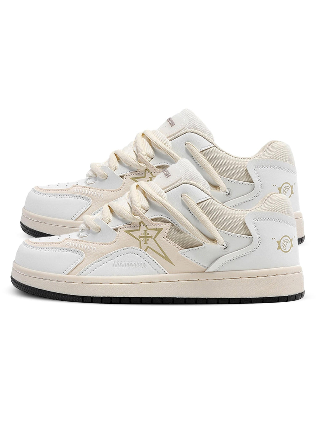 HIGH-TOP SNEAKERS SP230918PKDP WITH RUBBER OUTSOLE