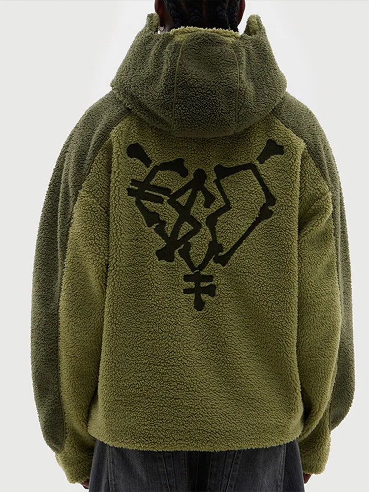 HOODED JACKET GREEN STYLISH JACKET