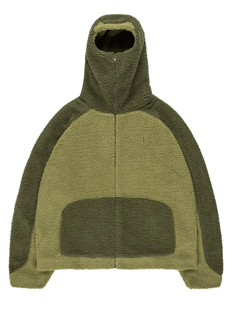 HOODED JACKET GREEN STYLISH JACKET
