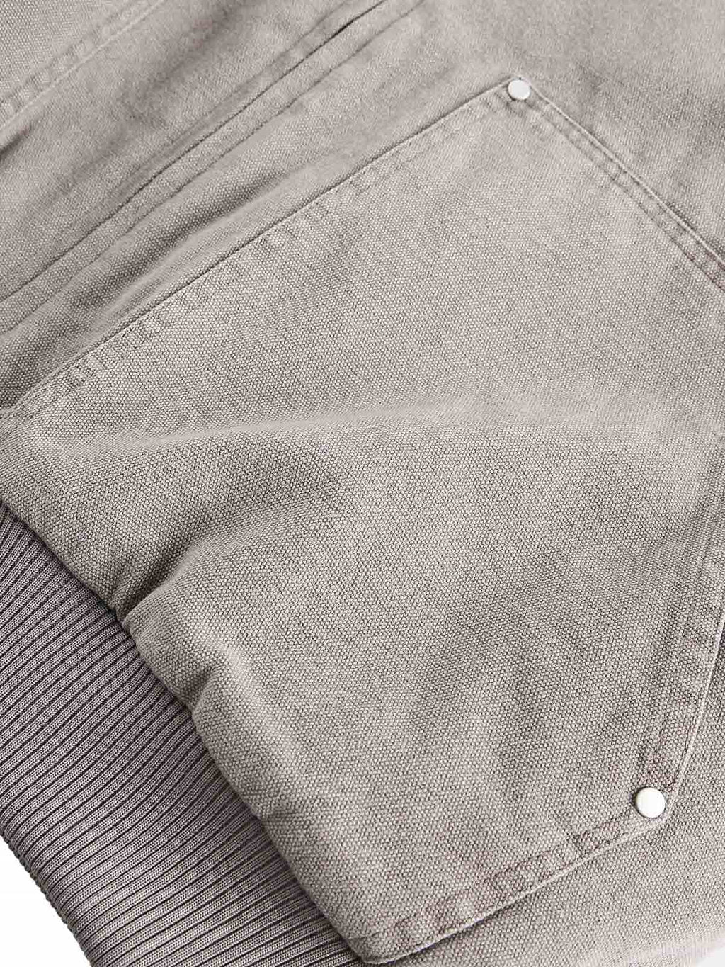 HOODED LONG SLEEVE JACKET WITH GRAY FAUX FUR LINING