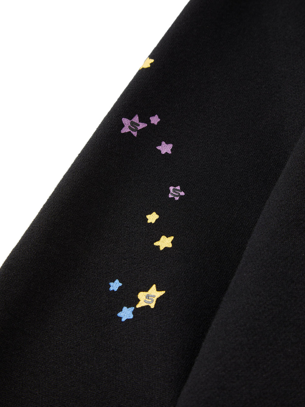 HOODED LONG SLEEVE HOODIE AND SWEATPANTS SET IN BLACK