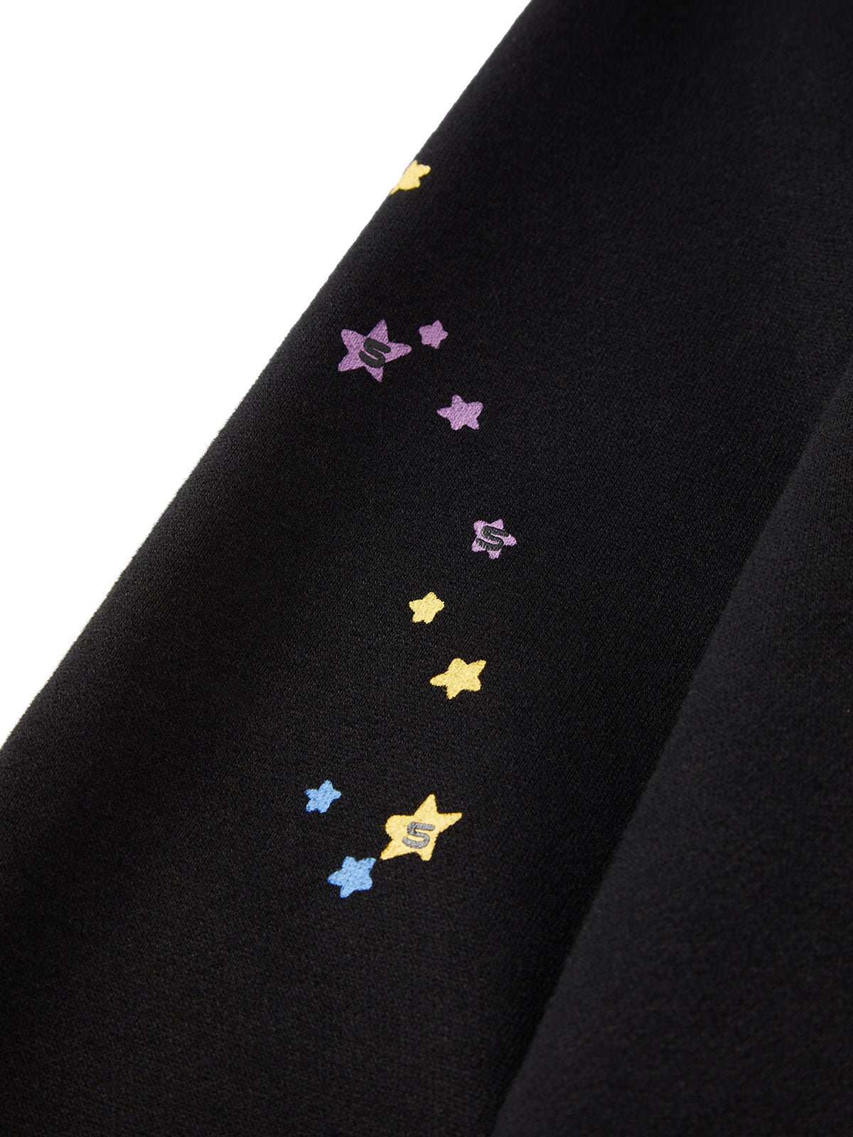 HOODED LONG SLEEVE HOODIE AND SWEATPANTS SET IN BLACK