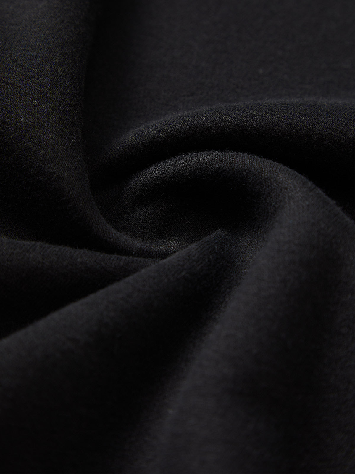 HOODED LONG SLEEVE HOODIE AND SWEATPANTS SET IN BLACK