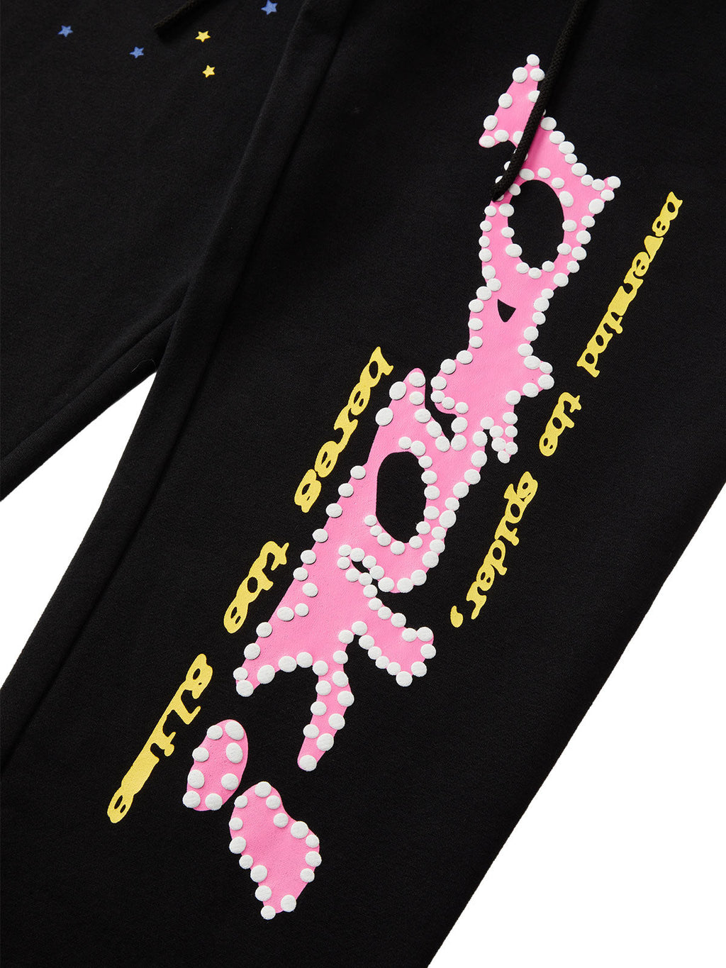 HOODED LONG SLEEVE HOODIE AND SWEATPANTS SET IN BLACK