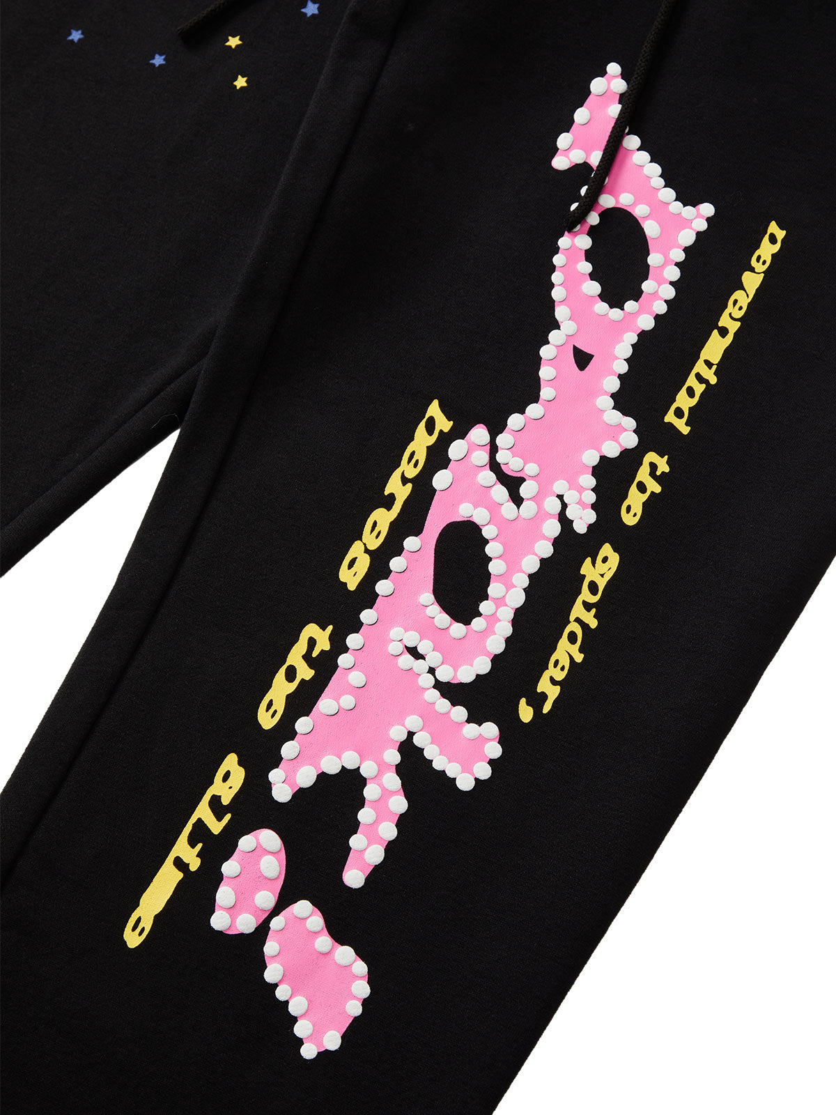 HOODED LONG SLEEVE HOODIE AND SWEATPANTS SET IN BLACK