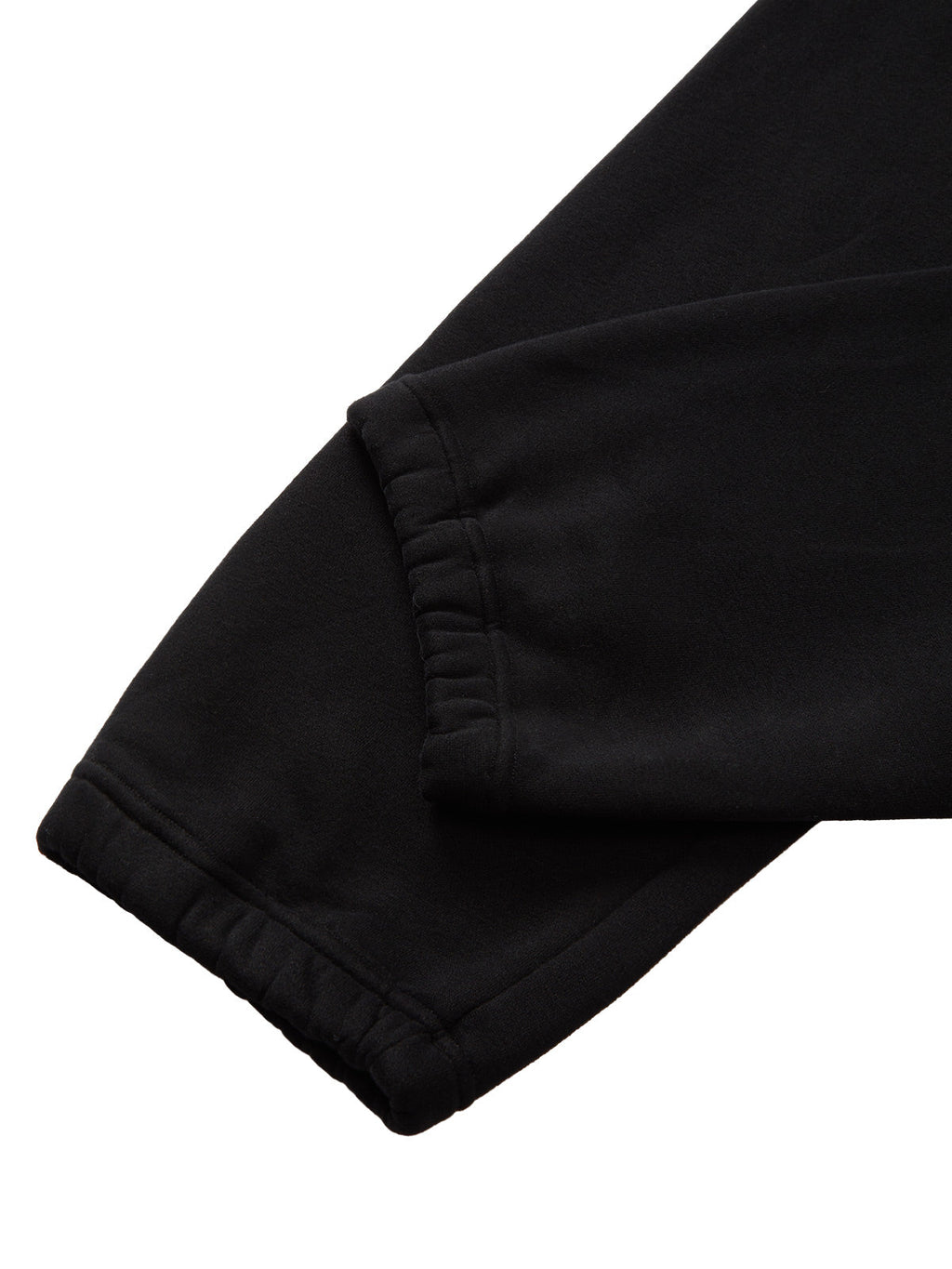 HOODED LONG SLEEVE HOODIE AND SWEATPANTS SET IN BLACK