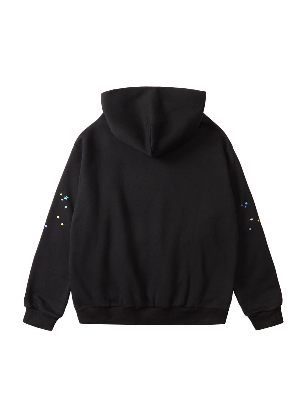 HOODED LONG SLEEVE HOODIE AND SWEATPANTS SET IN BLACK