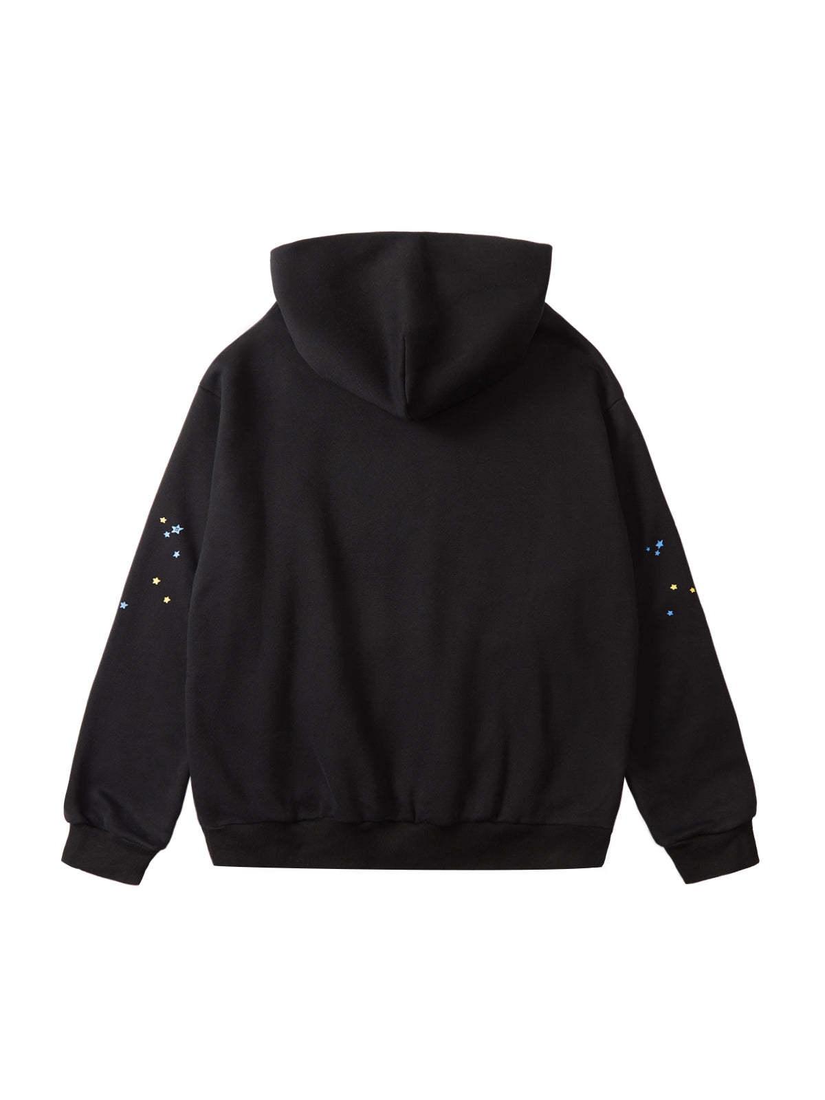 HOODED LONG SLEEVE HOODIE AND SWEATPANTS SET IN BLACK