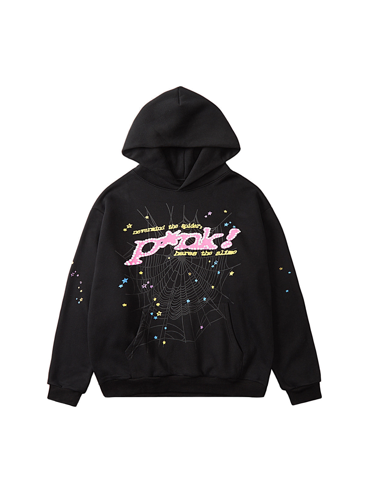 HOODED LONG SLEEVE HOODIE AND SWEATPANTS SET IN BLACK