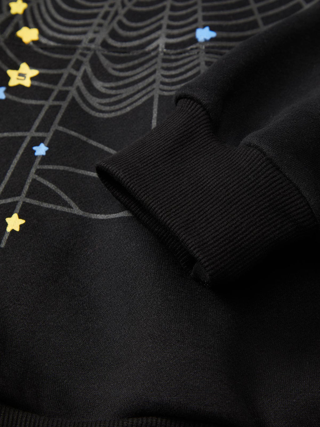 HOODED LONG SLEEVE HOODIE AND SWEATPANTS SET IN BLACK