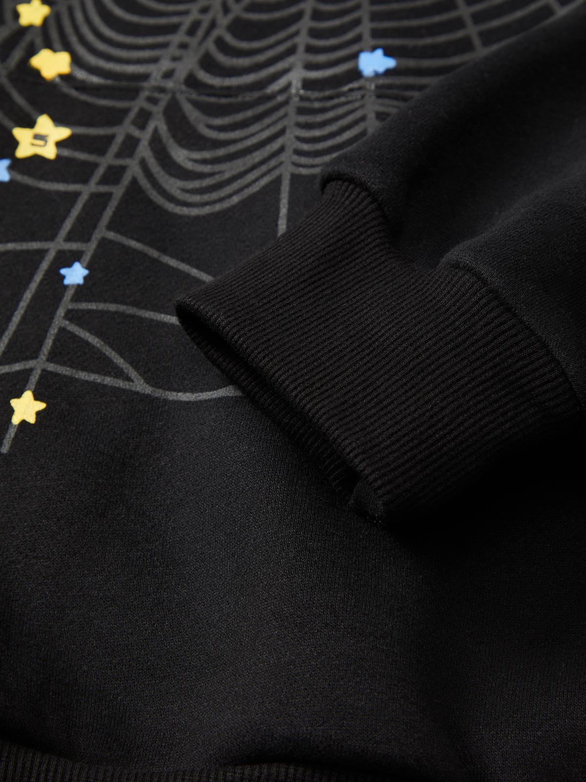 HOODED LONG SLEEVE HOODIE AND SWEATPANTS SET IN BLACK