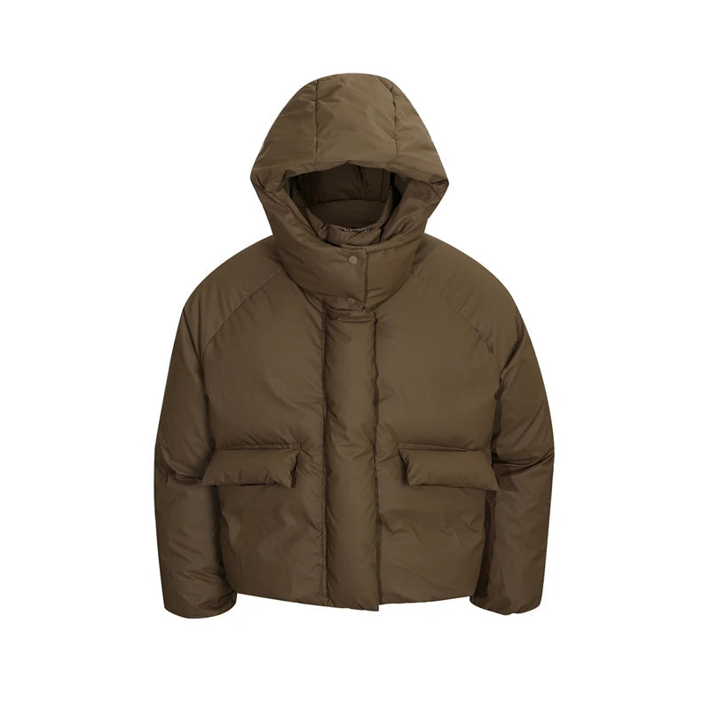 HOODED PUFFER JACKET