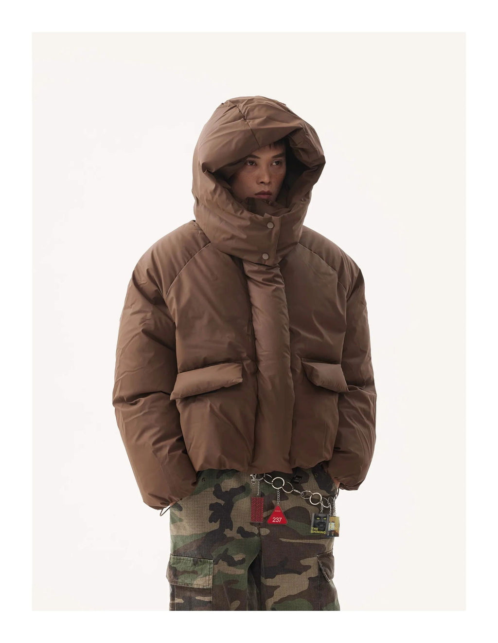 HOODED PUFFER JACKET