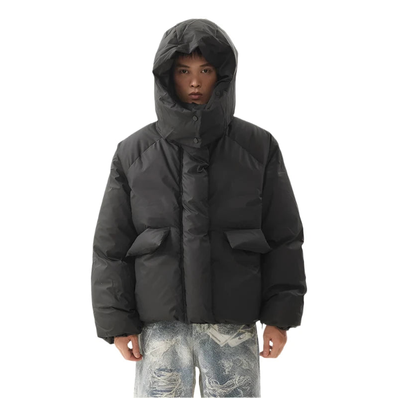 HOODED PUFFER JACKET