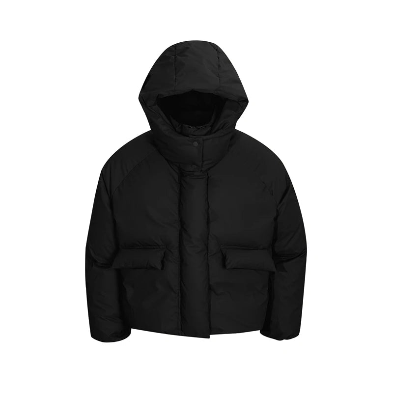 HOODED PUFFER JACKET