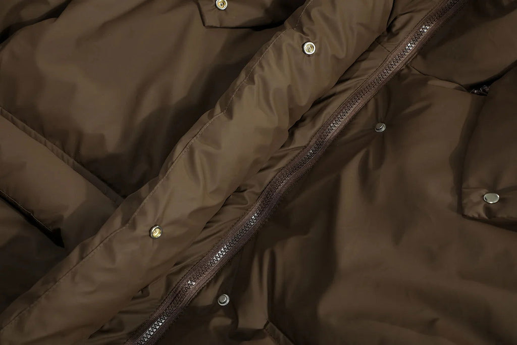 HOODED PUFFER JACKET