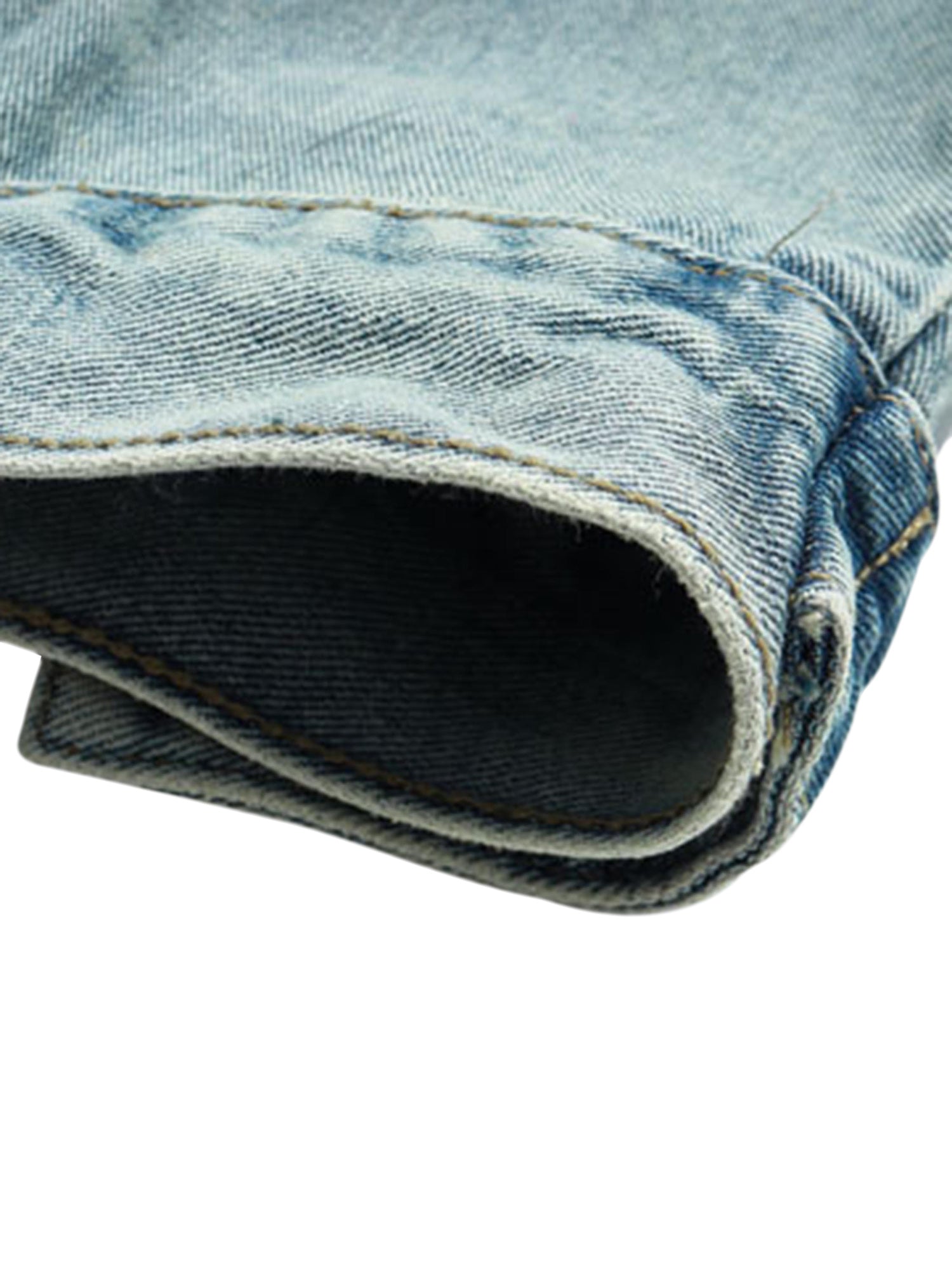 HOODED SWEATSHIRT BLUE DENIM WORN DENIM HOODIE FROM SWEETHEART SUPPLIES